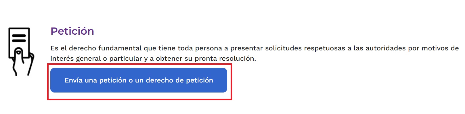Clic Petición